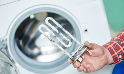 washing machine limescale buildup