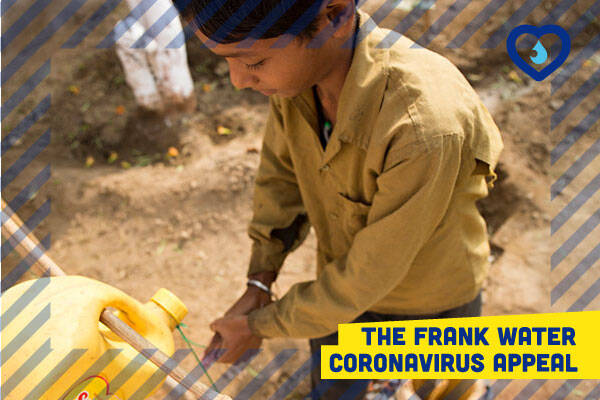 young boy washing his hands in reference to teh frank water coronavirus appeal