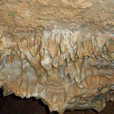 limescale in a cave (stalagtites)