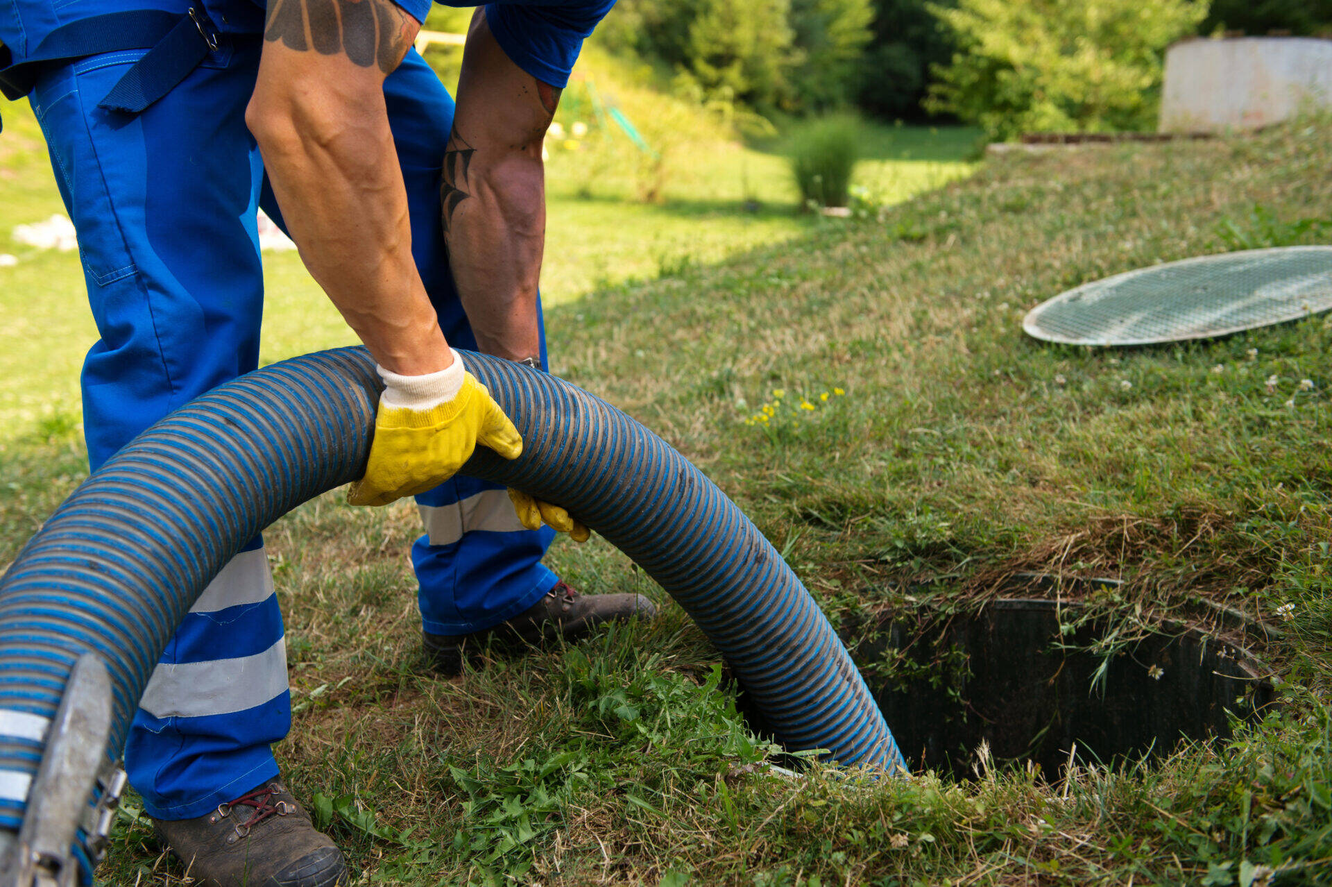 Can you soften water with a septic tank?